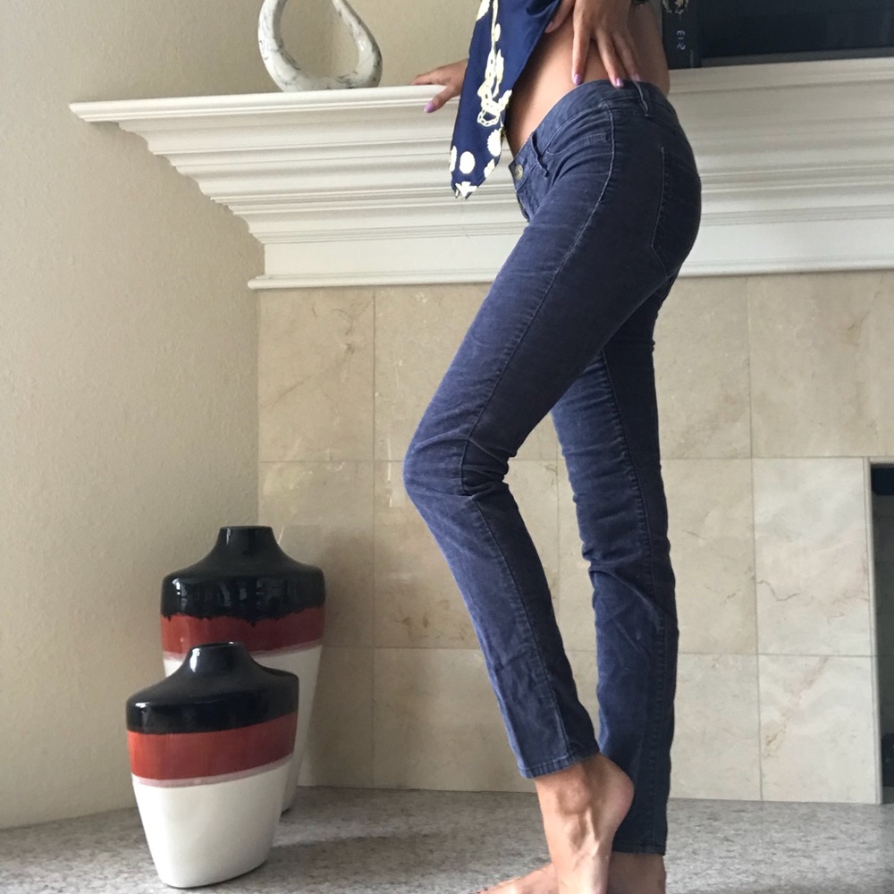 ROXY corduroy blue jeans